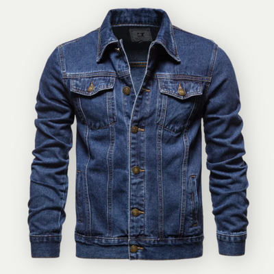 Denimcraft - Chaqueta de jeans clásico para hombres