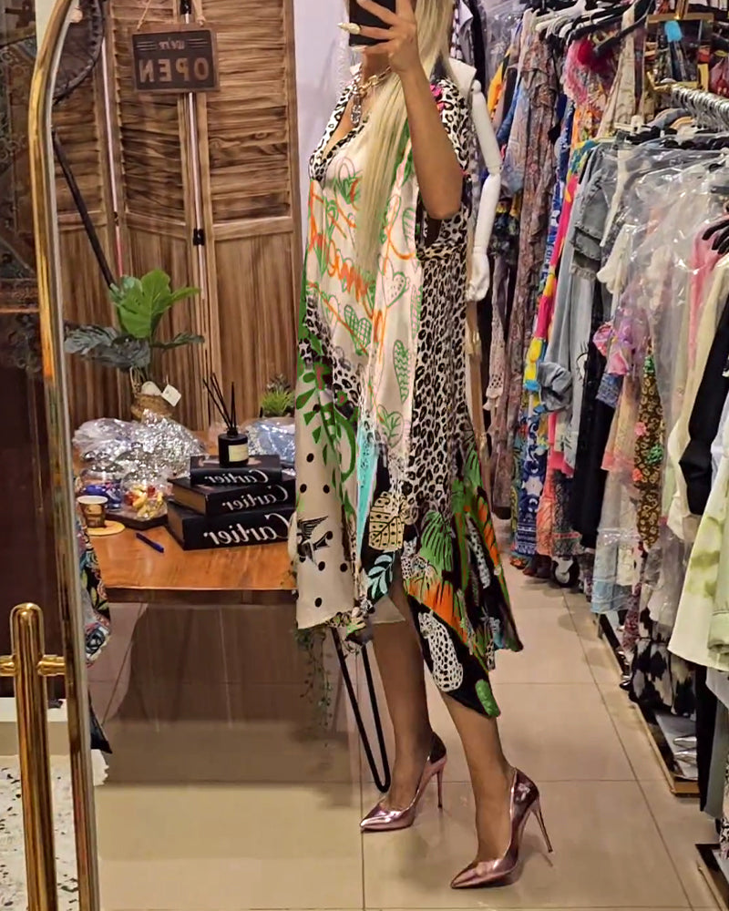 Janne | Vestido informal con cuello en V