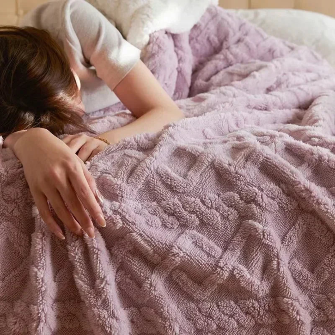 Couverture d'hiver chaude pour les nuits froides - épais, doux et élégants pour la chambre et le canapé