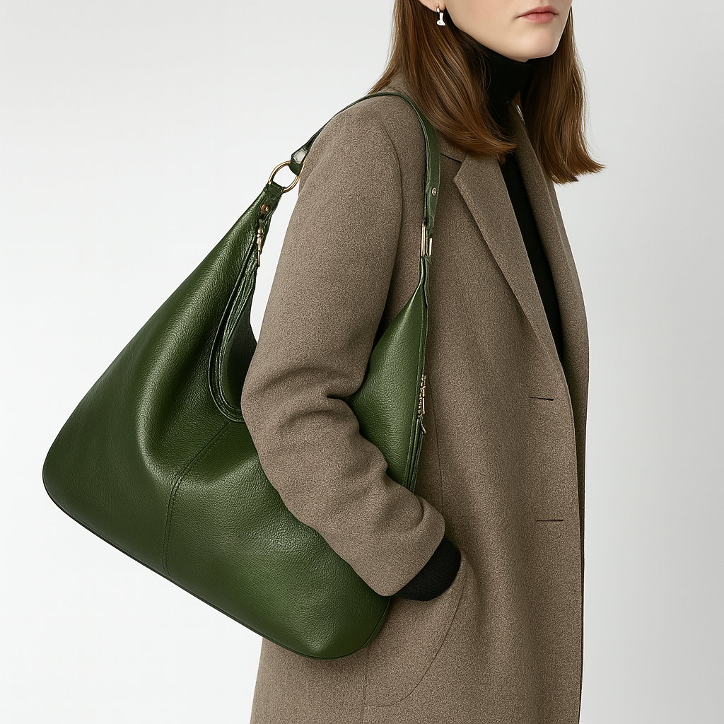 AURORA : Élégant sac bandoulière en cuir végétal 