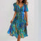 Lin | Robe midi fleurie tendance