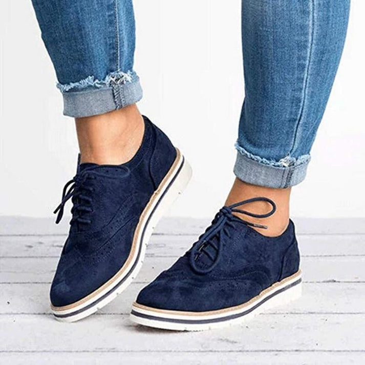 Jenni - elegantes zapatos de piel con cordones