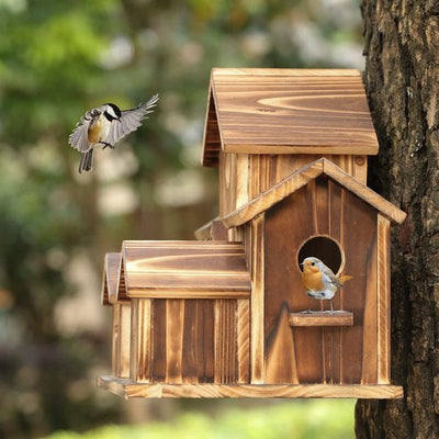 Voliera funzionale in legno WillowNest