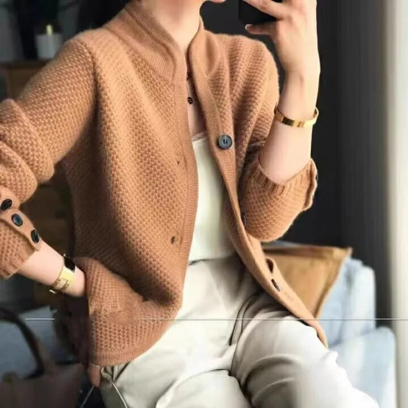 Mujer - Suéter de cuello alto - Cachemira - Estilo elegante