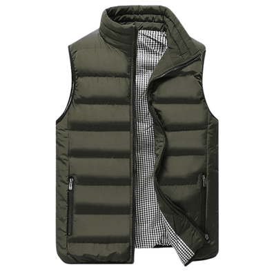 Chaleco acolchado premium: chaqueta elegante y de manga caliente para hombres y mujeres