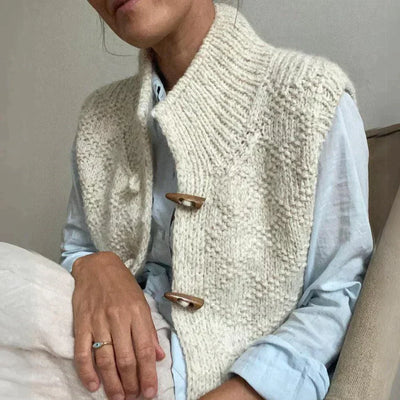 Evy - Elegante cardigan in lana con bottoni
