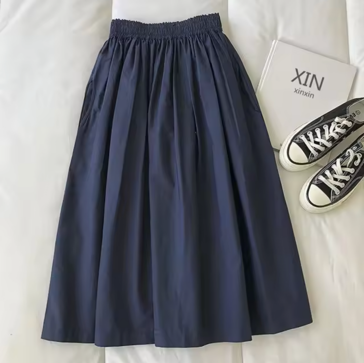 ANYA | Jupe ample taille haute