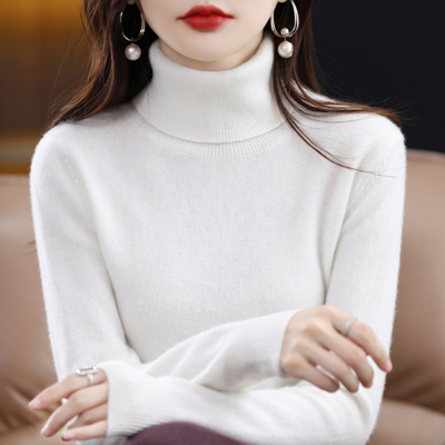 Maglia dolcevita da donna in cashmere di lusso - Elena