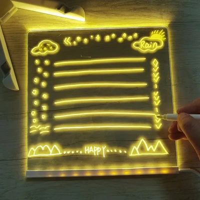 Blocco note a LED con colori