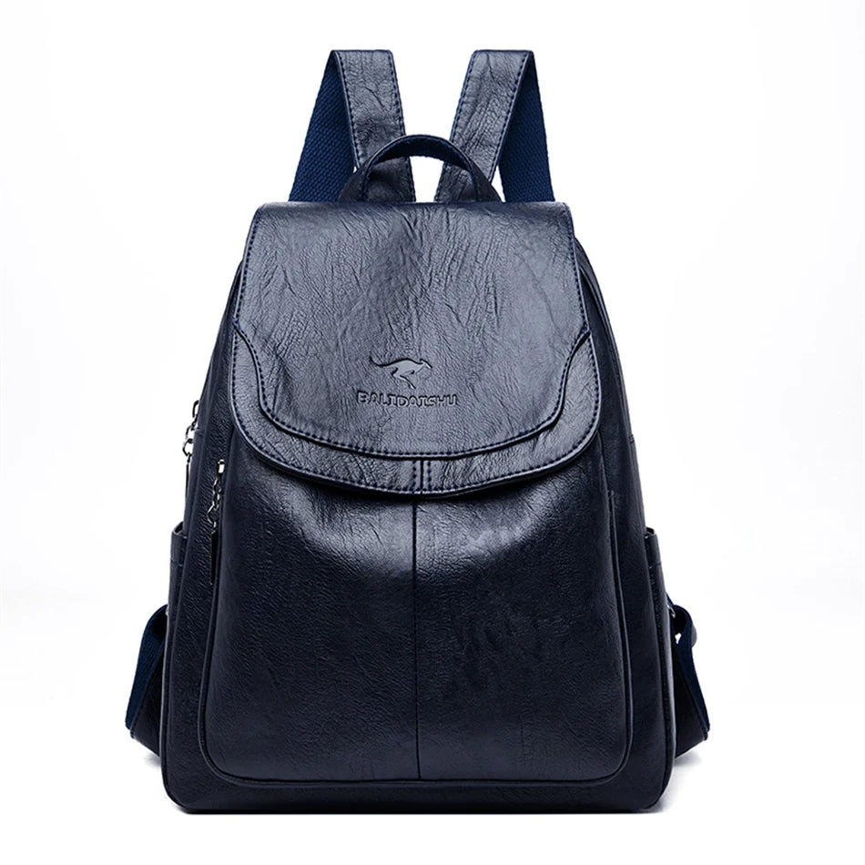 Sac à dos en cuir anti-Thet pour les femmes à la mode | Edah