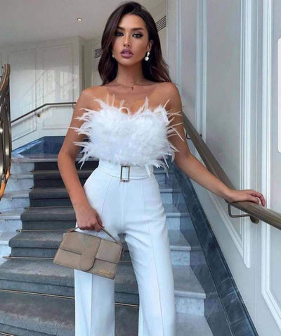 Frola - Tuta elegante con top tubolare