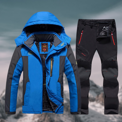Set de salida de los hombres resistentes al agua y el invierno: chaqueta y pantalones
