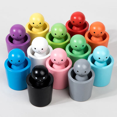 Tazza Montessori per la selezione dei colori