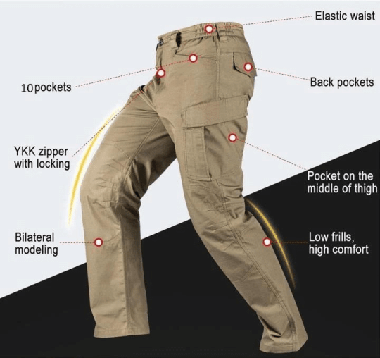Pantalones militares para exteriores Force