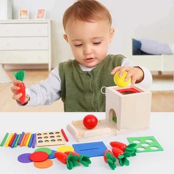 Cube de motricité Montessori 4 en 1