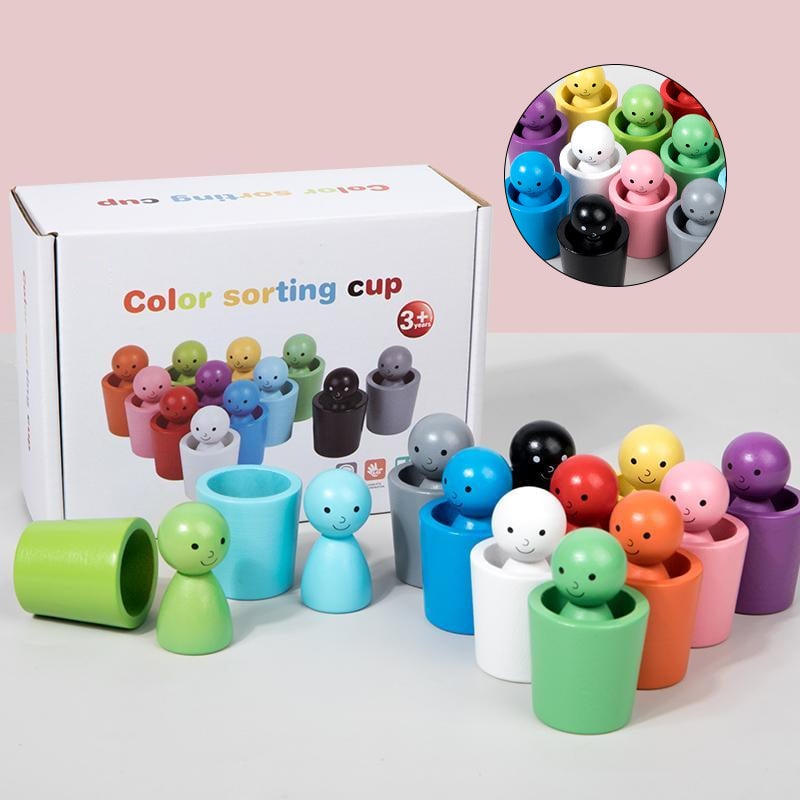 Tazza Montessori per la selezione dei colori