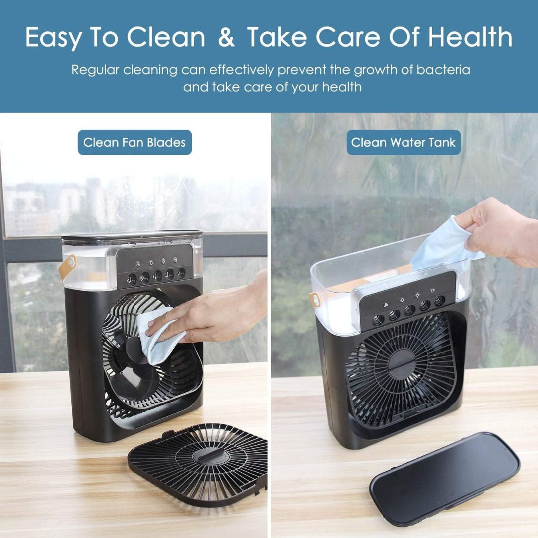 BREEZEFLOW | Refroidisseur d'air et humidificateur portable 3 en 1