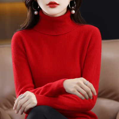 Maglia dolcevita da donna in cashmere di lusso - Elena