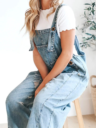JANNIKE | Pantalones vaqueros anchos para mujer