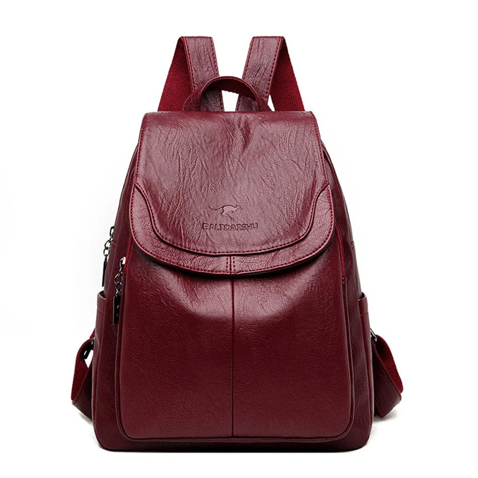 Sac à dos en cuir anti-Thet pour les femmes à la mode | Edah