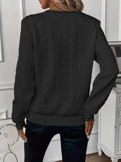Elegante maglione lavorato a maglia