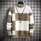 Suéter cálido de invierno con cuello redondo para hombre | Mangas largas