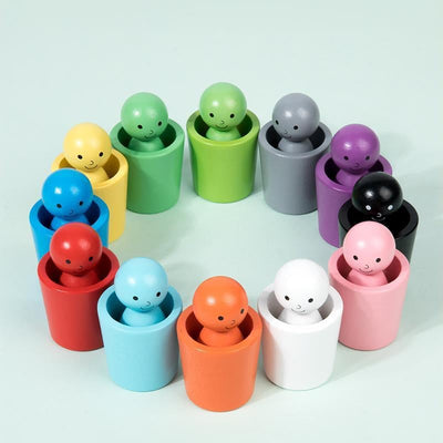 Tazza Montessori per la selezione dei colori