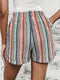 Felice - Pantaloncini con strisce a contrasto