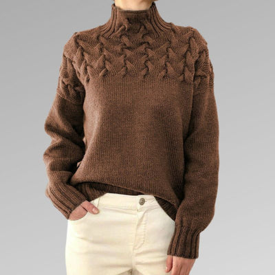 Caja - maglione a collo alto - elegante e caldo