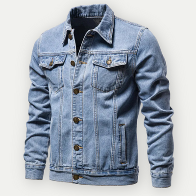 Denimcraft - Chaqueta de jeans clásico para hombres