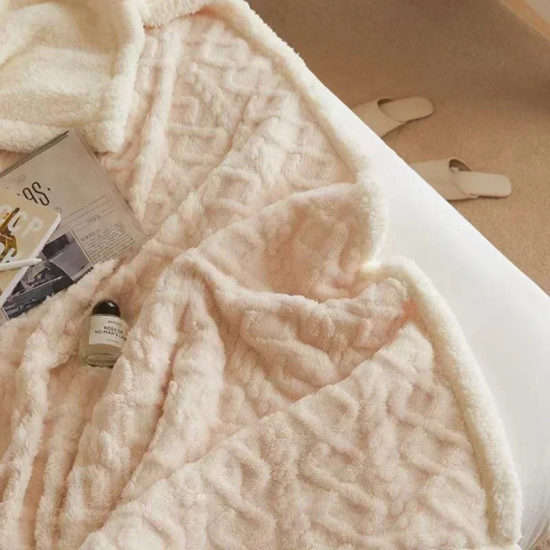 Couverture d'hiver chaude pour les nuits froides - épais, doux et élégants pour la chambre et le canapé