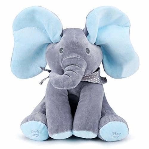 Canta e gioca con i peluche degli elefanti