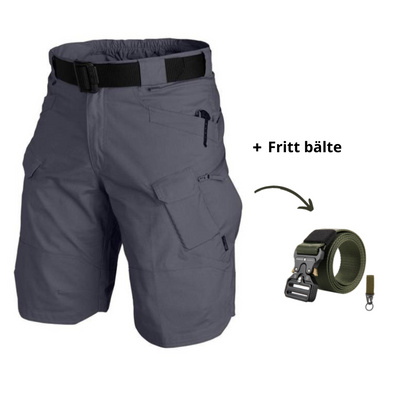 Alex - Shorts multibolsillos + cinturón gratis