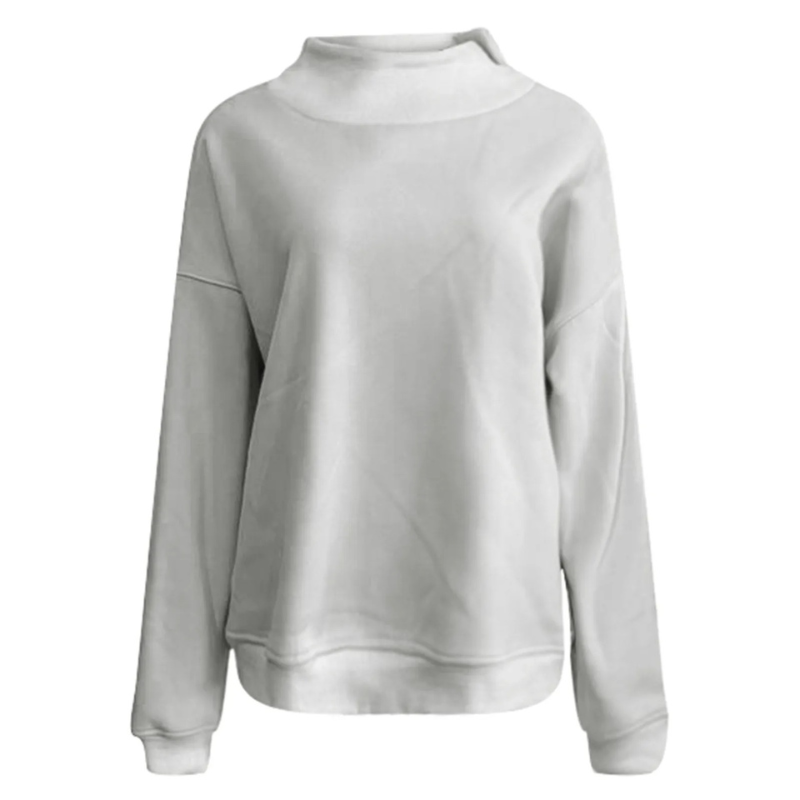Maglione basic aderente con maniche lunghe