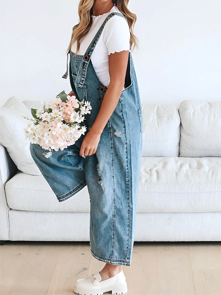 JANNIKE | Pantalones vaqueros anchos para mujer