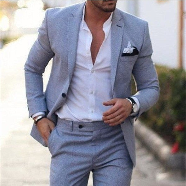 Laurence - Costume deux pièces grande taille pour homme