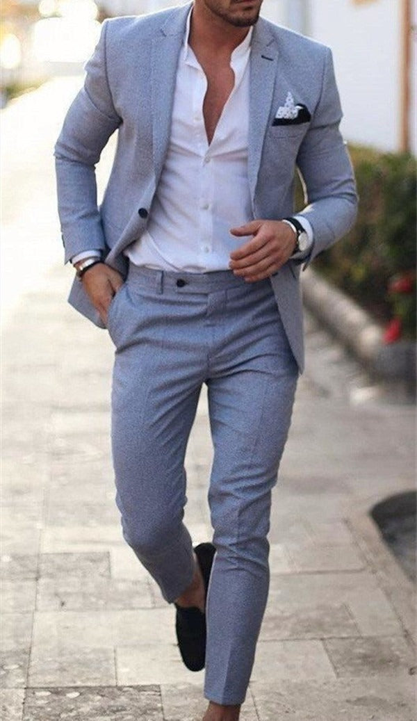 Laurence - Costume deux pièces grande taille pour homme