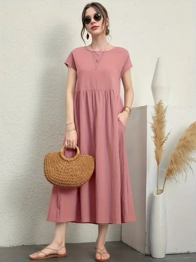 Emberly - Vestido casual y cómodo para mujer