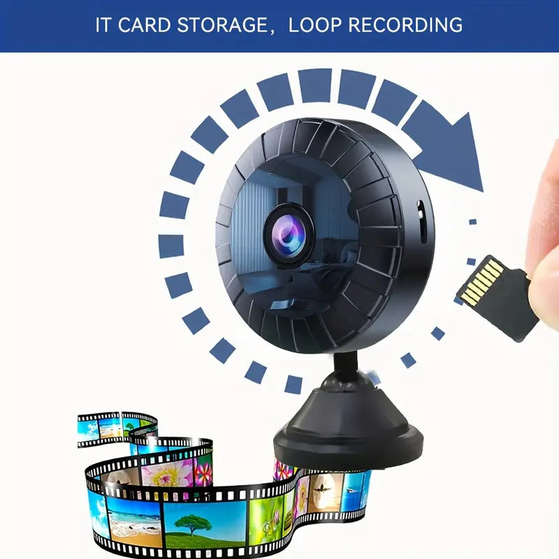 MiniSpy - Telecamera di sicurezza wireless 4K con visione notturna e rilevamento del movimento