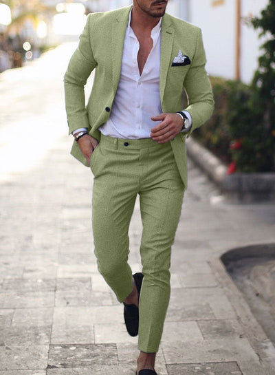 Laurence - Costume deux pièces grande taille pour homme