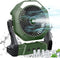 Ventilador nebulizador portátil de 8 pulgadas con batería recargable de 10 000 mAh