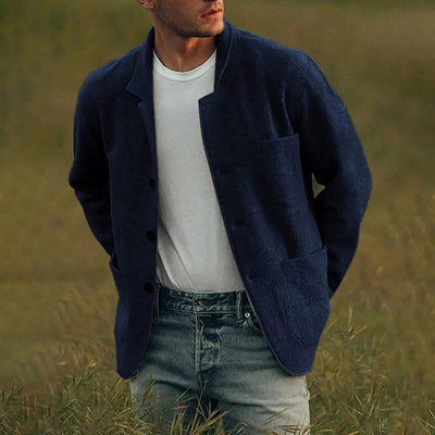 Blazer casual elegante para hombre, perfecto para todas las estaciones.
