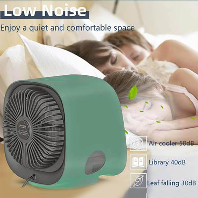 Mini enfriador de aire USB: ventilador personal compacto