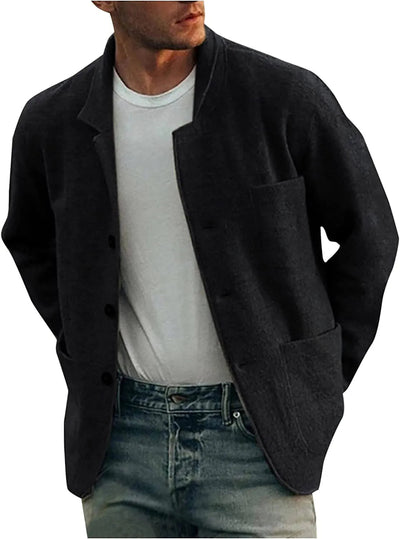 Blazer casual elegante para hombre, perfecto para todas las estaciones.