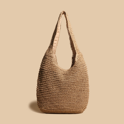 Borsa hobo in paglia | Fatta a mano | Boho chic