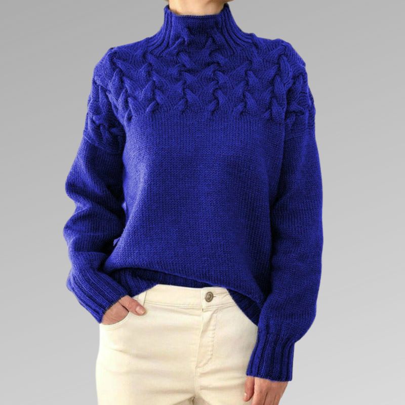 Caja - maglione a collo alto - elegante e caldo