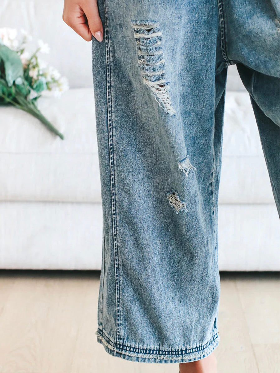 JANNIKE | Pantalones vaqueros anchos para mujer