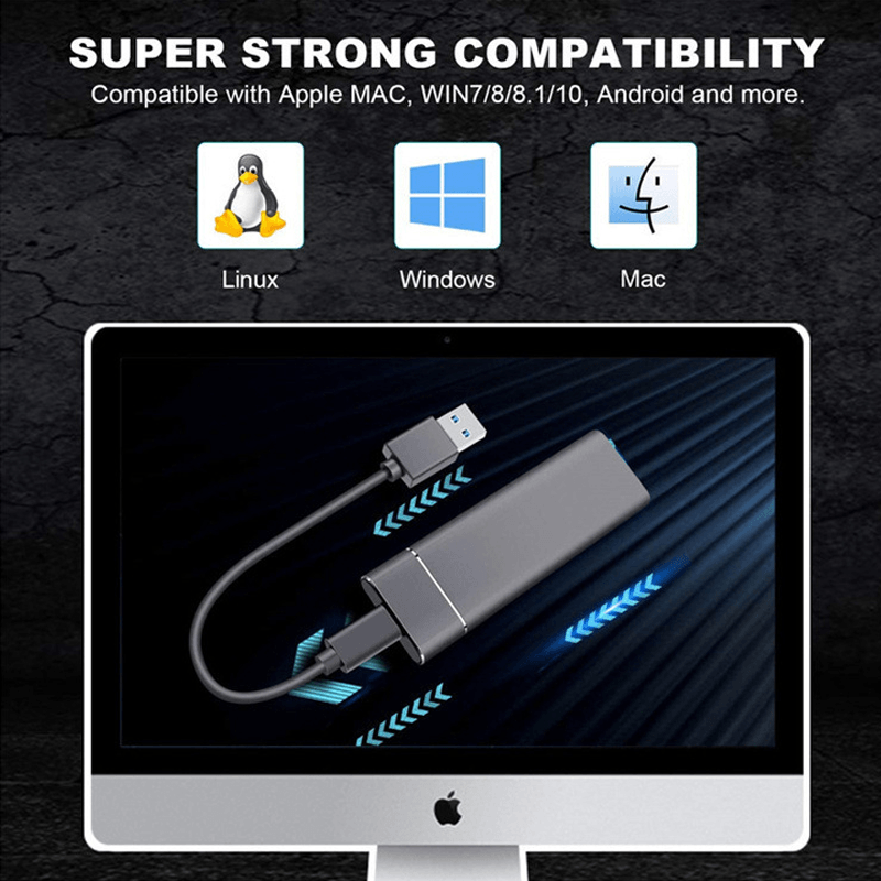 VoltDrive | Disco rigido esterno SSD portatile ultraveloce - Archiviazione veloce dei dati
