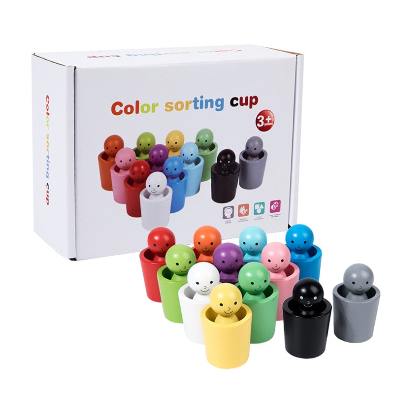 Tazza Montessori per la selezione dei colori