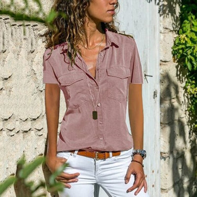 Florence - Chemisier streetwear à manches courtes